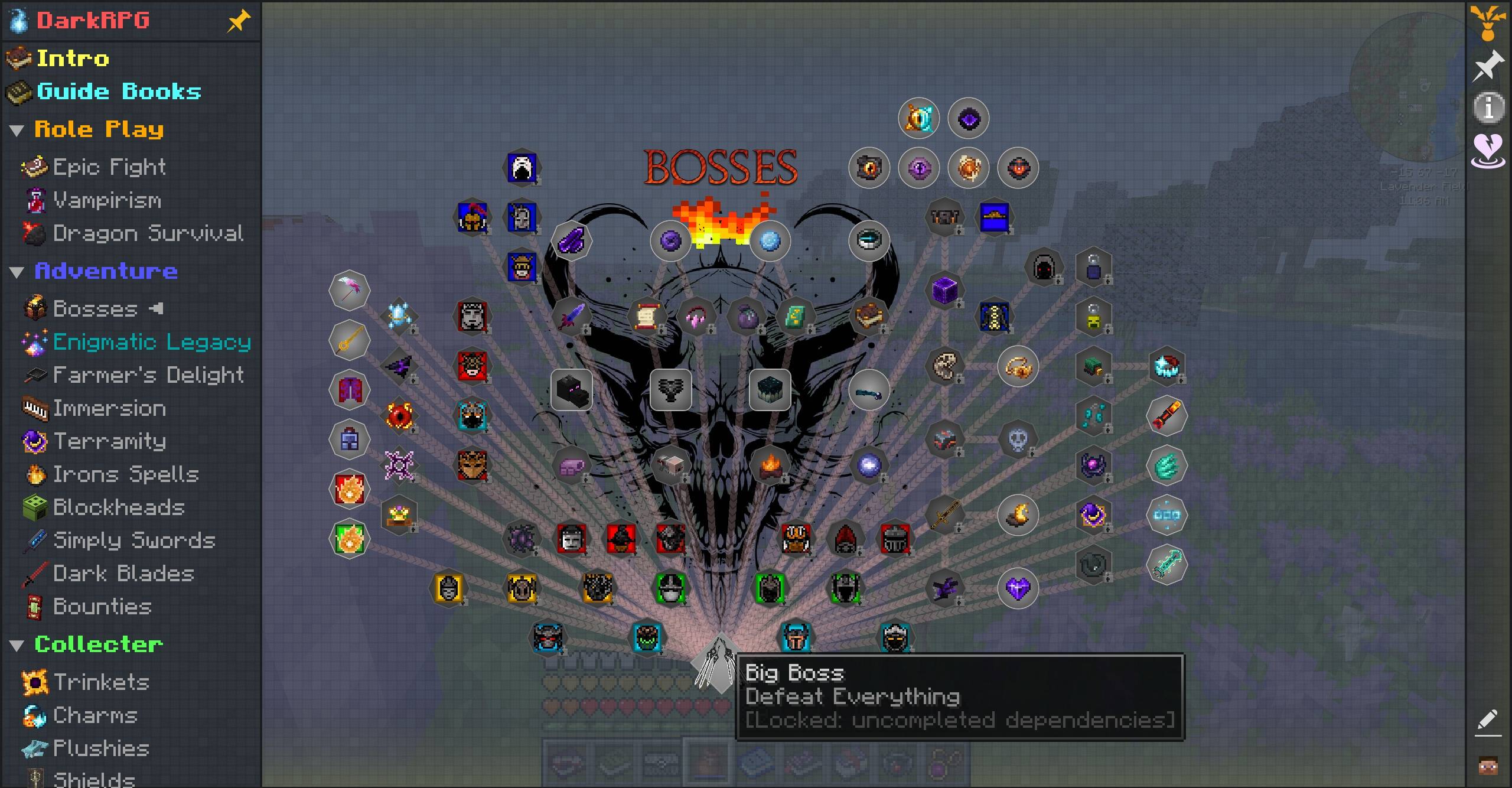 70+ Bosses (FTB任务)\n