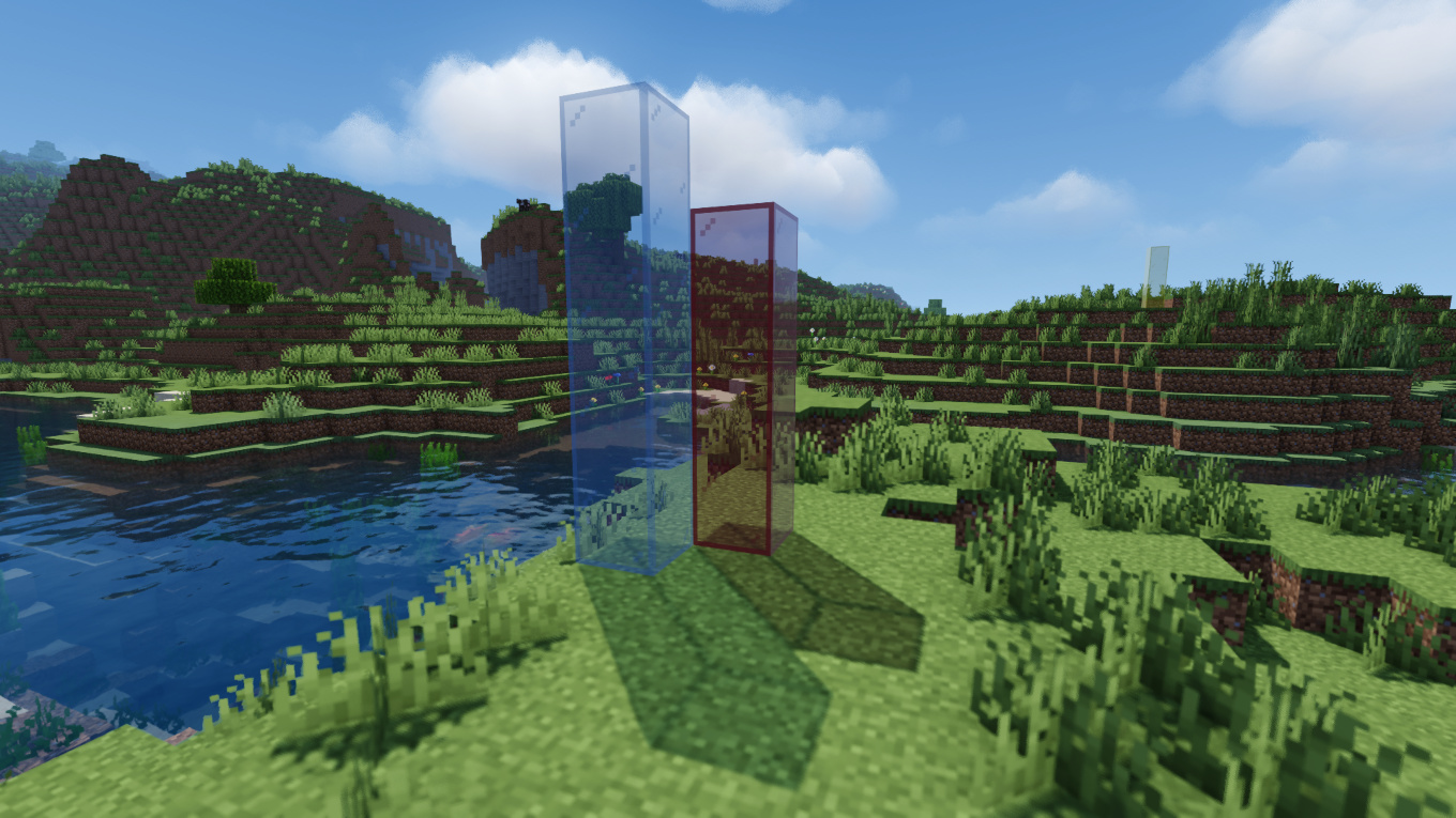 Optional colored shadows